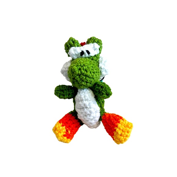 Hand Crafted Other - HAND CRAFTED Crocheted Yoshi for purple_ranger77